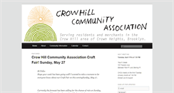 Desktop Screenshot of crowhillcommunity.org