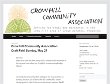 Tablet Screenshot of crowhillcommunity.org